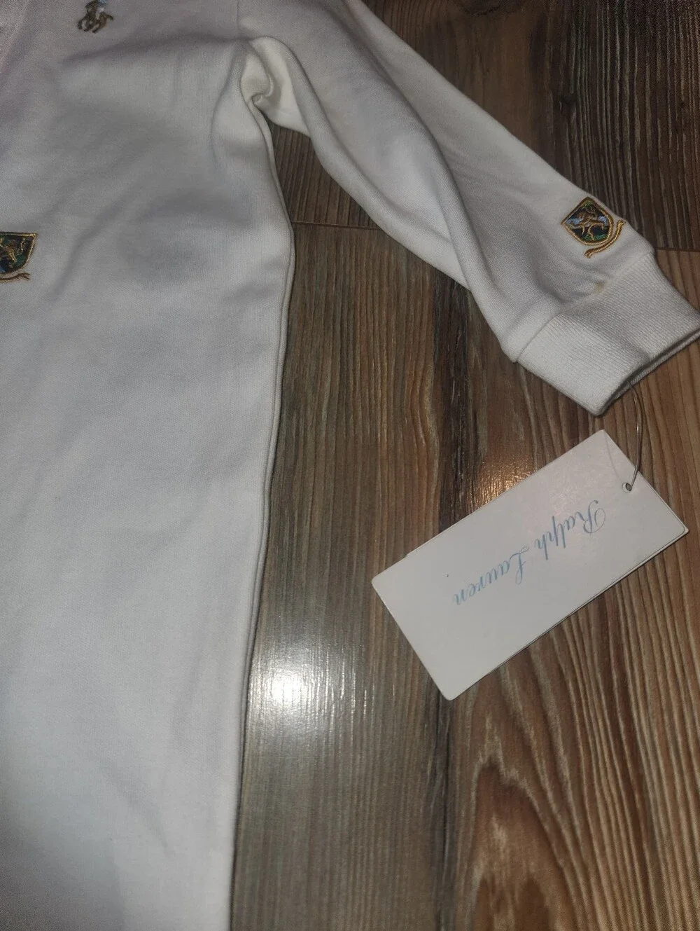 Ralph Lauren Embroidered Polo One-Piece  Baby Boy 9 Months Read Description
